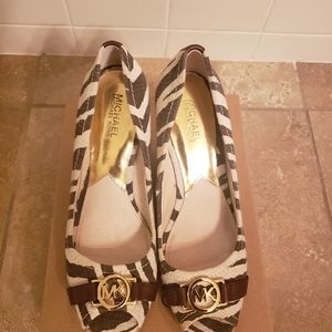 Michael Kor open toe wedges